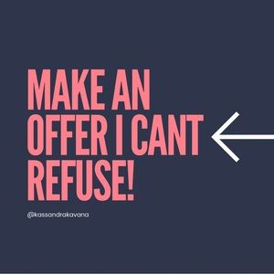 I am open to reasonable offers!